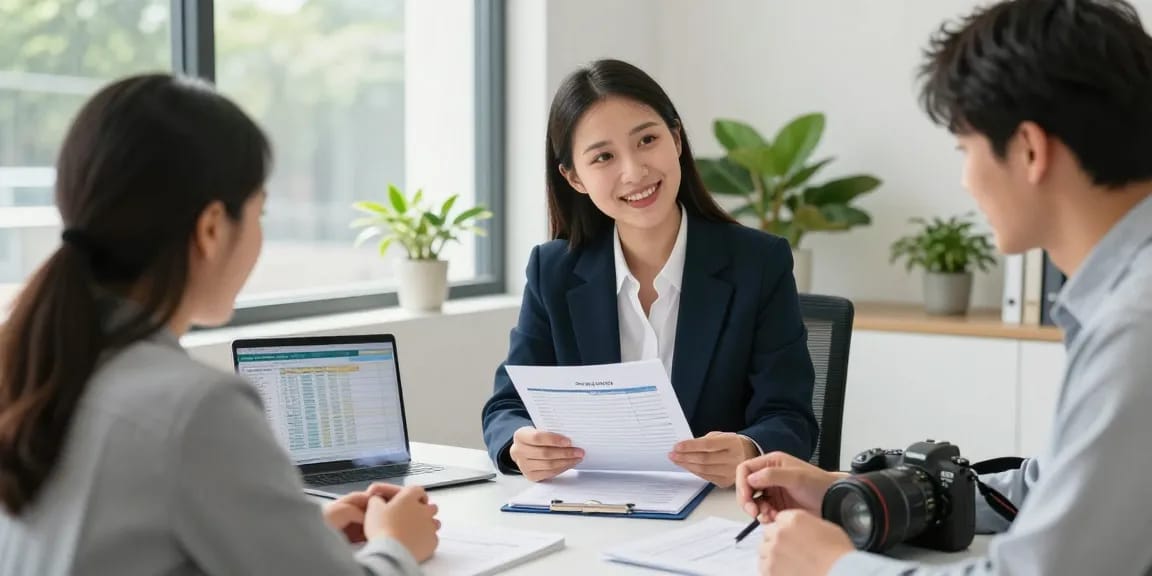 Financial advisor supporting a client in their debt consolidation journey.