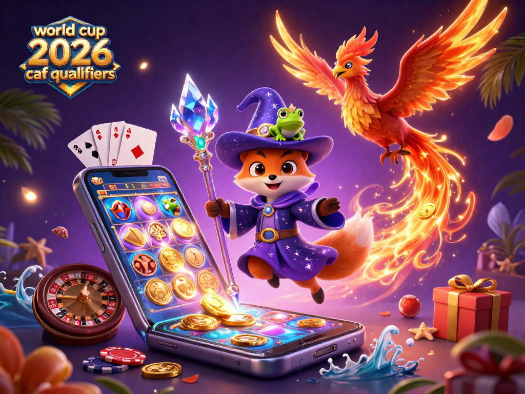 Experience the excitement of world cup 2026 caf qualifiers through vibrant casino elements and enchanting characters.