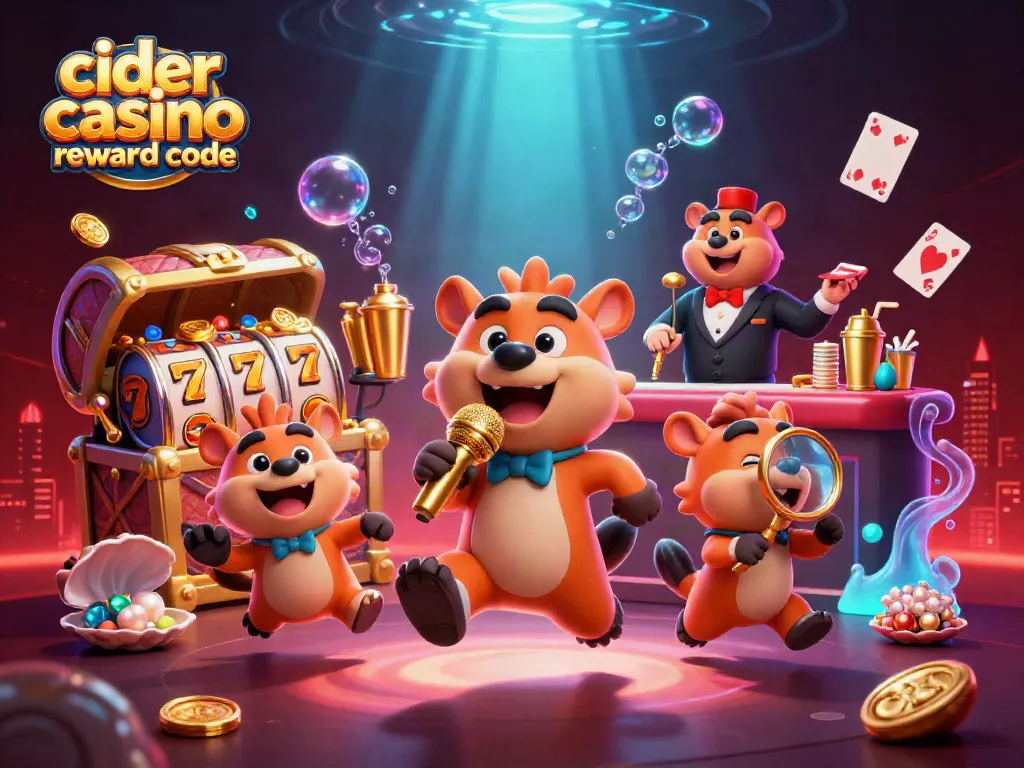 Engage in the fun with cider casino reward code in a vibrant casino club featuring hyenas performing