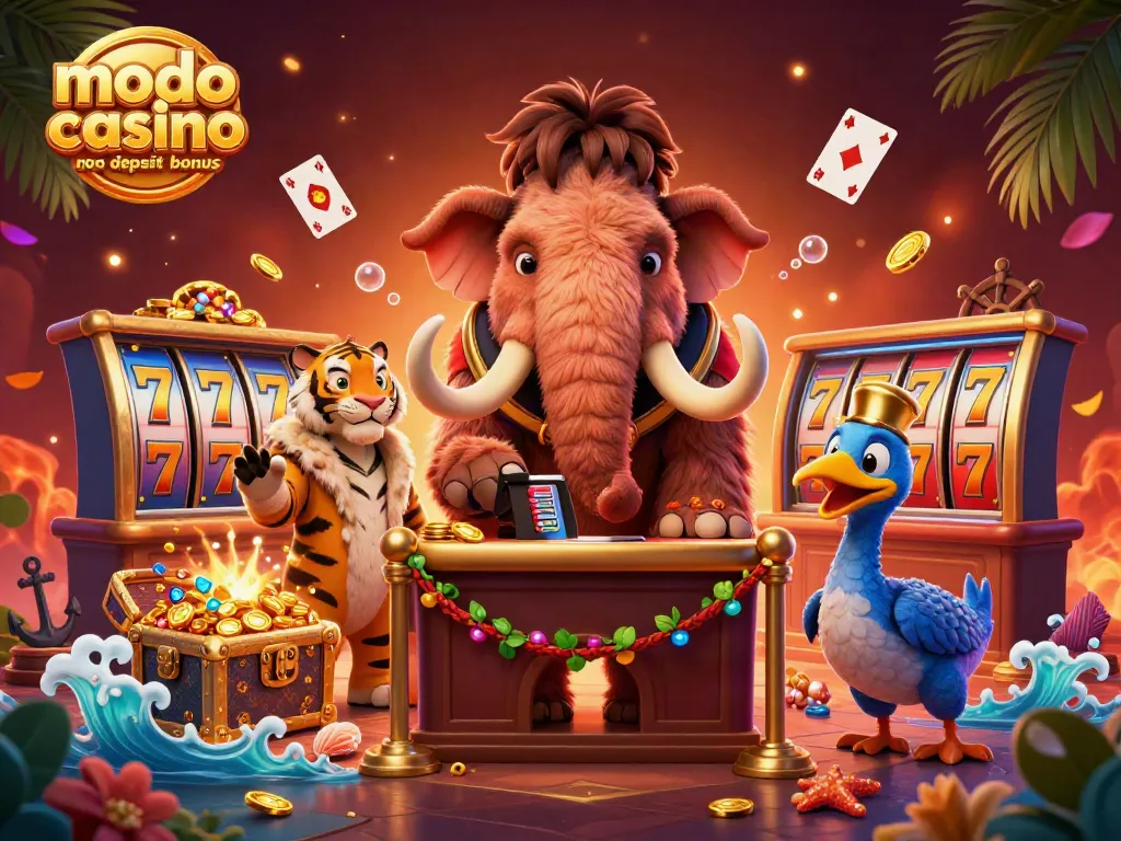 Check IDs with the modo casino promo code no deposit bonus at this vibrant casino scene.