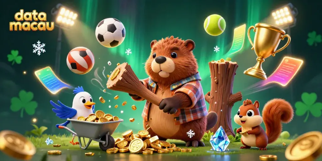 Membaca hasil data macau, jackpot dari pohon emas yang dihasilkan oleh beruang pemotong kayu.
