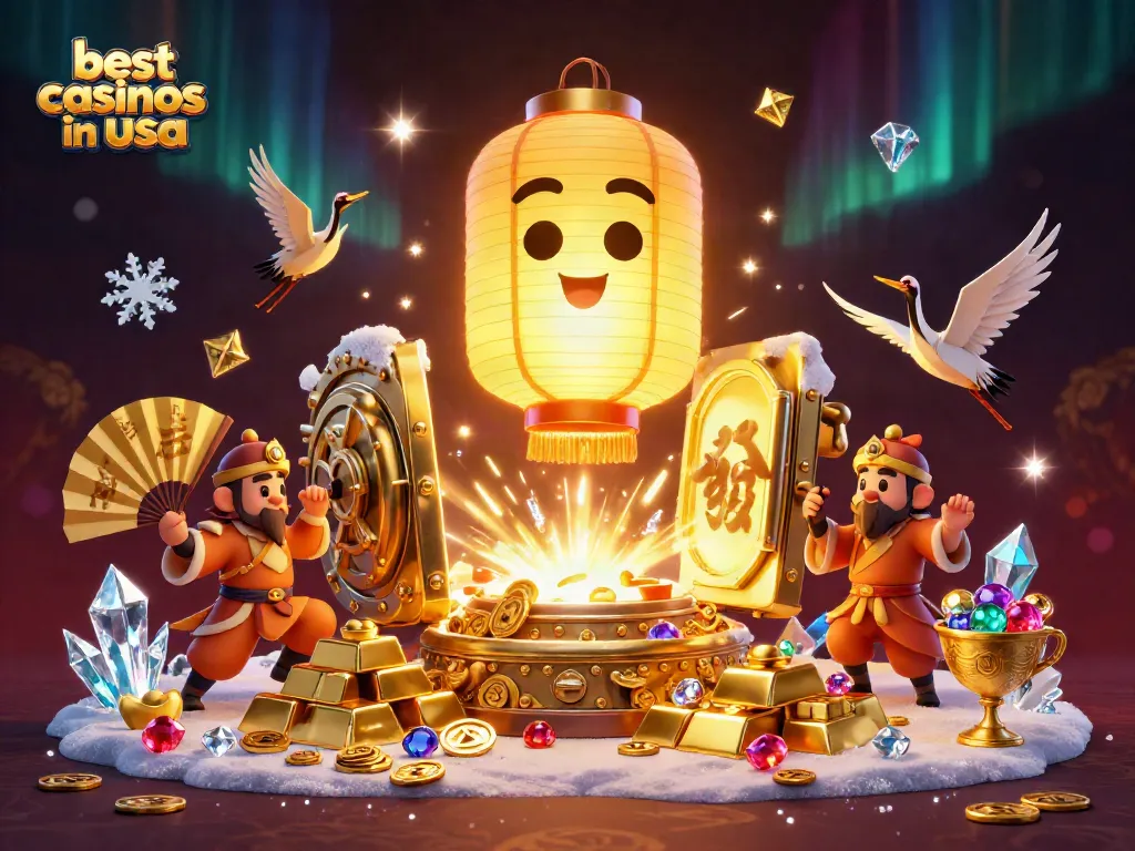 Experience the best casinos in usa with vibrant 3D casino characters and golden treasures.