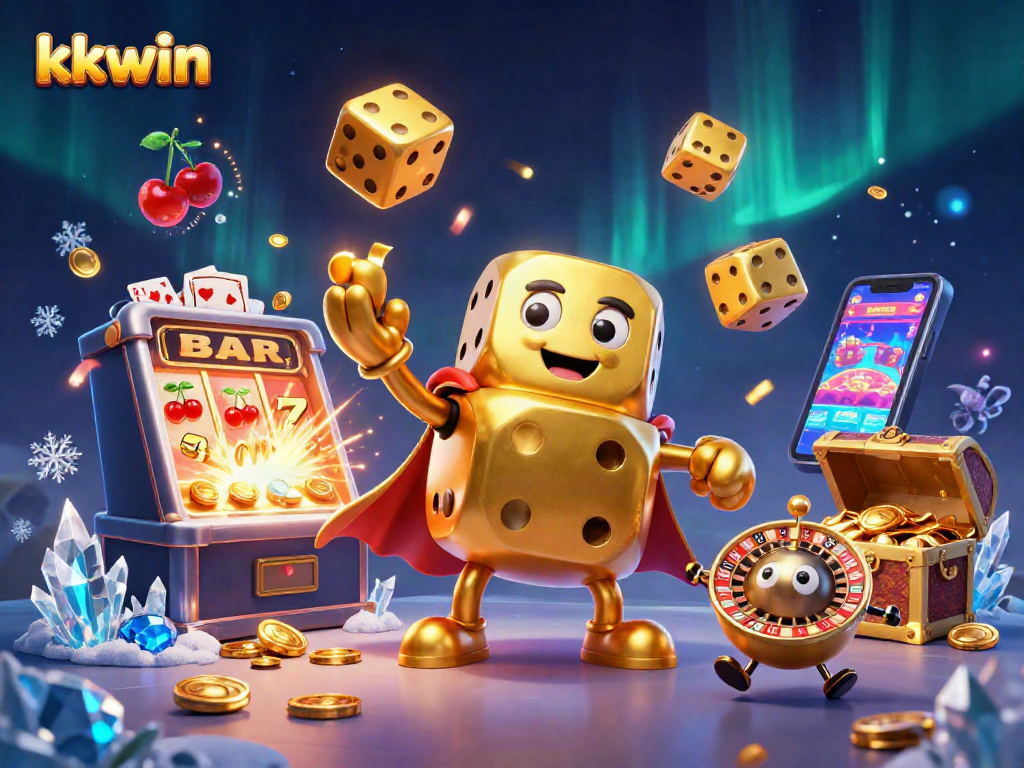 Experience thrilling gameplay with kkwin, featuring dynamic 3D casino characters and elements.