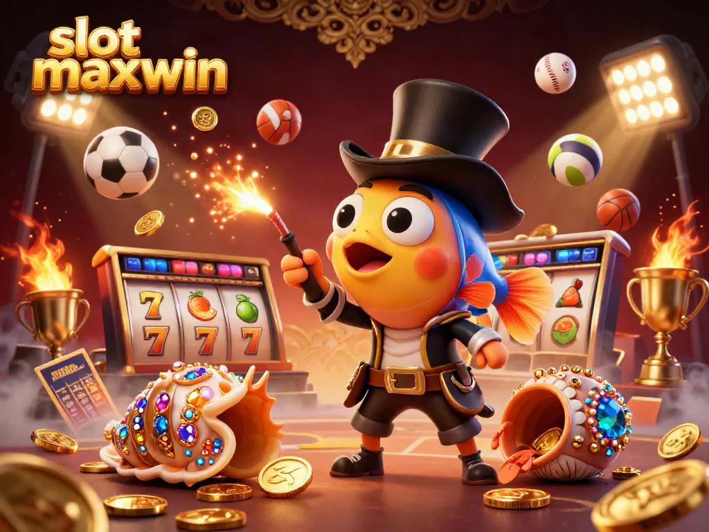 Experience exhilarating wins with slot maxwin featuring dynamic 3D illustrations of treasure-filled characters.