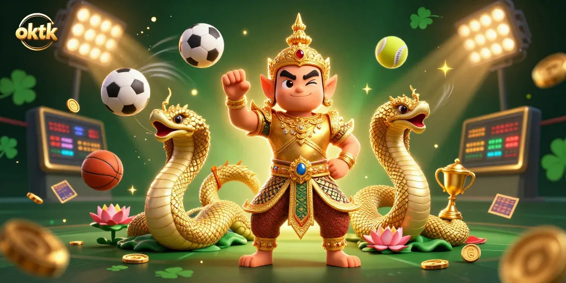 Engage in thrilling gameplay at oktk with vibrant casino elements and dynamic sports action.