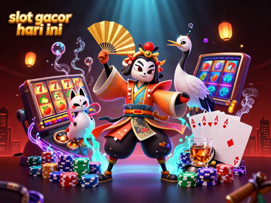 Engage in slot gacor hari ini action with vibrant characters and rich casino elements