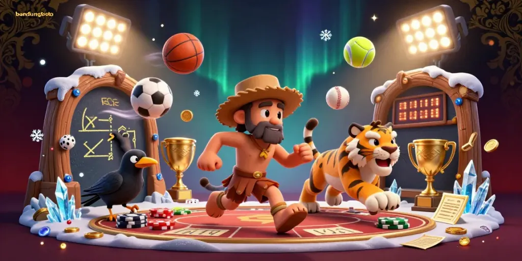 Engage with bandungtoto's immersive casino experience featuring a lively prehistoric theme.