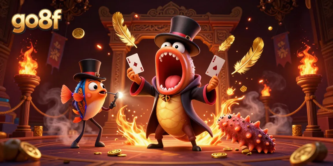 Experience thrilling gameplay at go8f with a magical underwater casino scene showcasing vibrant characters and casino elements.