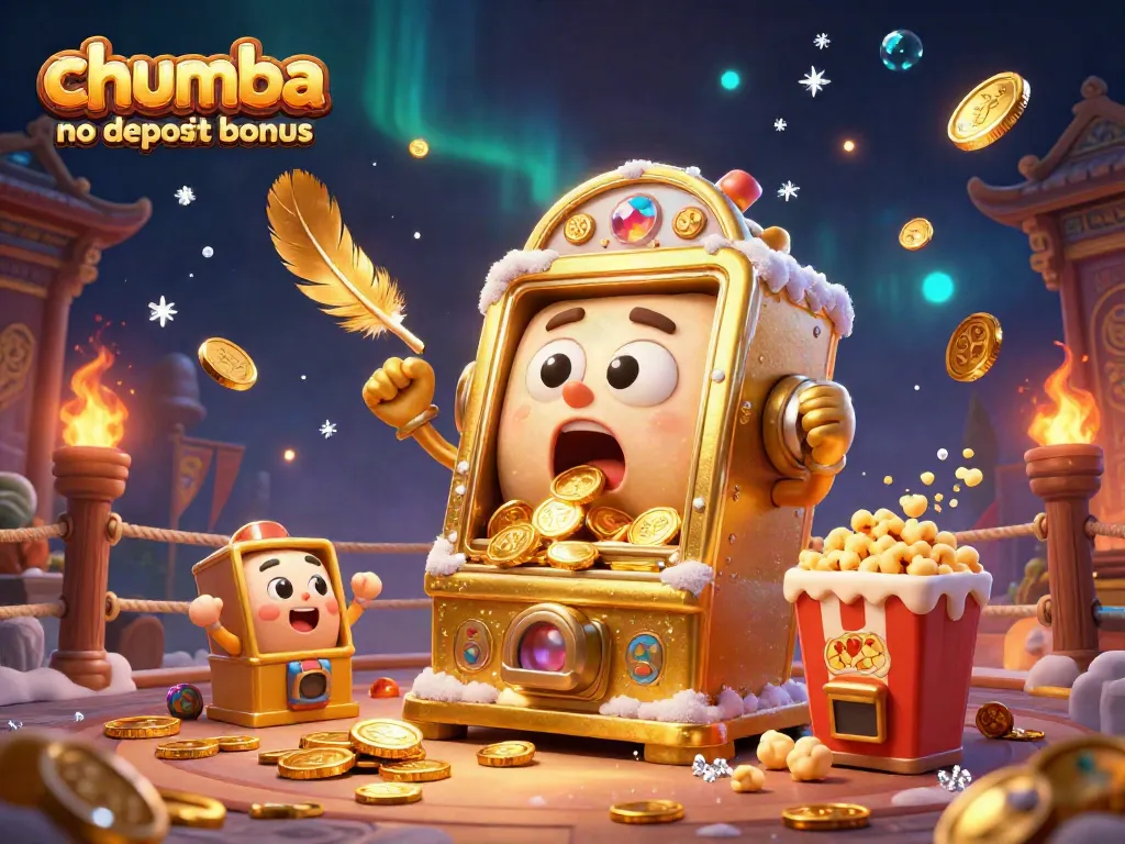 Spin the reels with the chumba casino no deposit bonus showcasing a vibrant 3D scene full of excitement and winning possibilities.